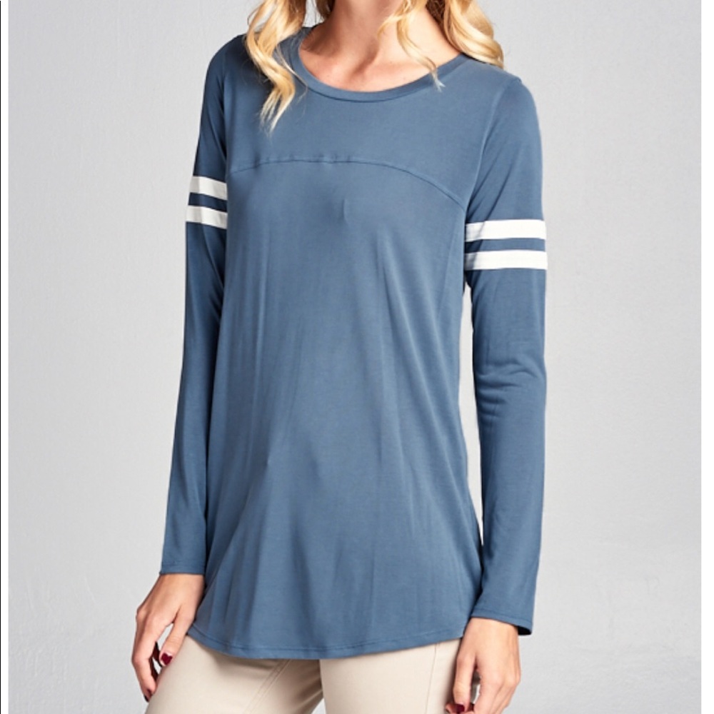Long sleeve jersey T-shirt